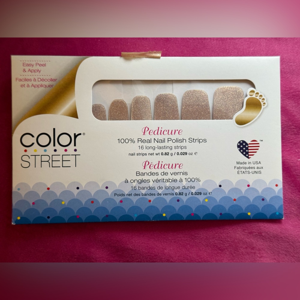 Color Street Moonburst Pedicure Strips